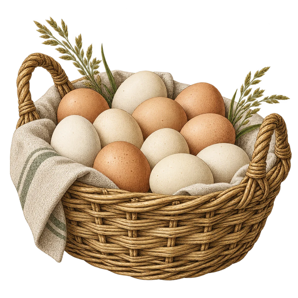 Pasture-raised eggs